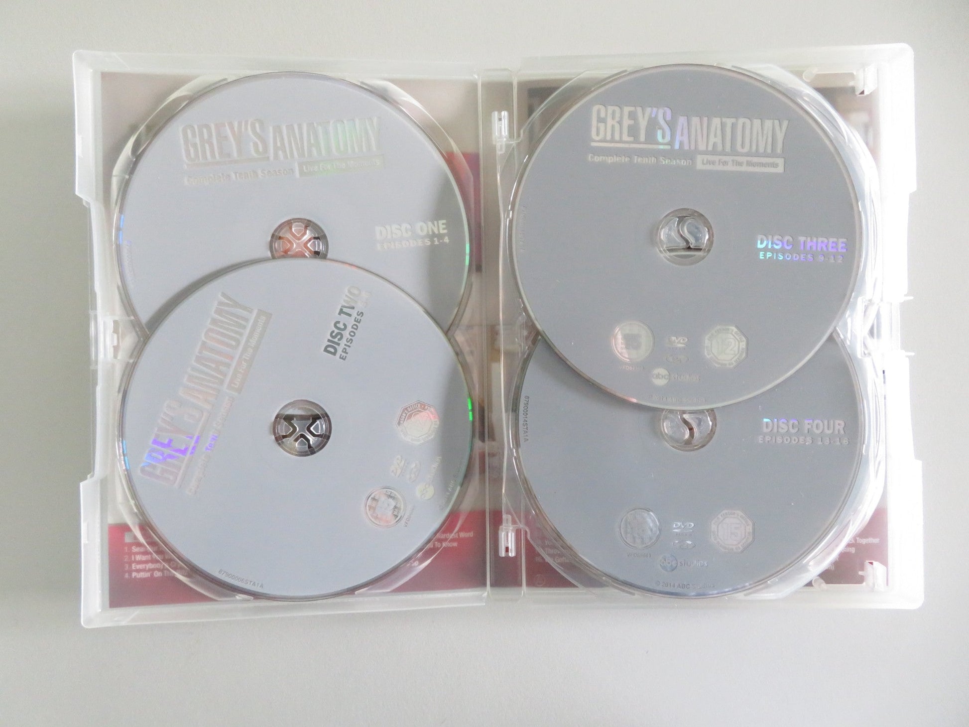 Grey's Anatomy Complete Tenth Season (DVD) Patrick Dempsey 2013 Region 2 Movie posters