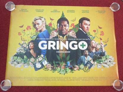 Gringo UK Quad Rolled Poster Joel Edgerton Charlize Theron 2018 Movie posters