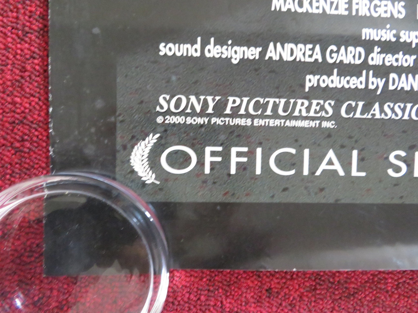 GROOVE US ONE SHEET ROLLED POSTER CHRIS FERREIRA MACKENZIE FIRGENS 2000 Rendezvous Cinema Movie posters