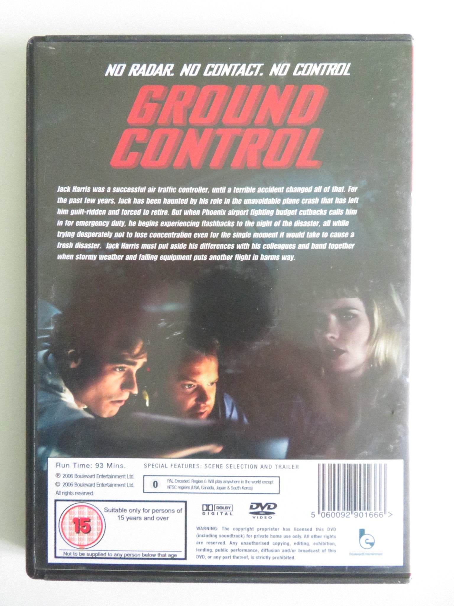 GROUND CONTROL (DVD) KIEFER SUTHERLAND KELLY MCGILLIS 1998 REGION 0 Movie posters