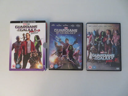 GUARDIANS OF THE GALAXY VOL. 1 & 2 OBVIOUSLY (DVD BOXSET) C. PRATT 2014 REGION 2 Movie posters
