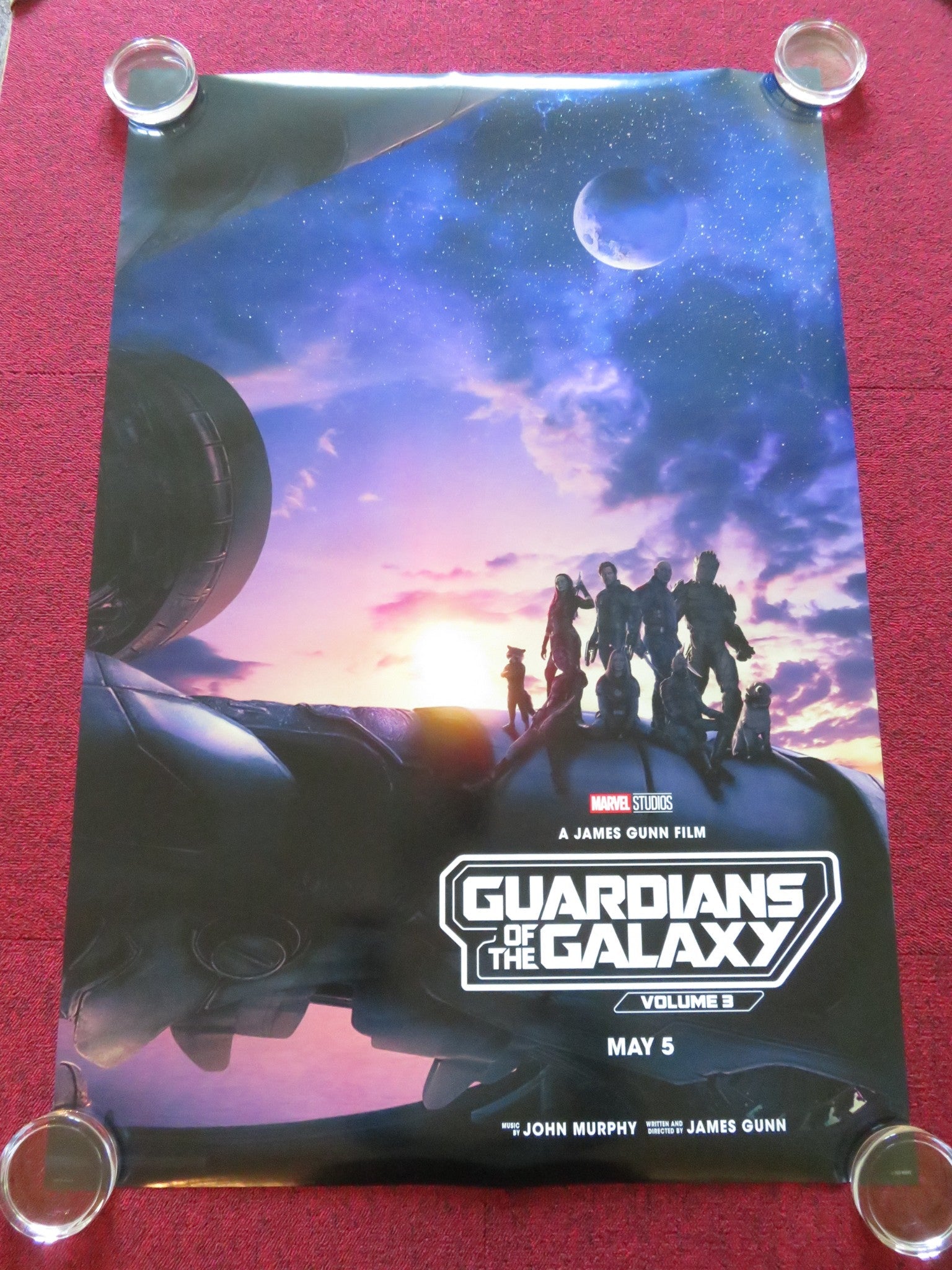 GUARDIANS OF THE GALAXY VOLUME 3 - A US ONE SHEET ROLLED POSTER COOPER 2023 Rendezvous Cinema Movie posters
