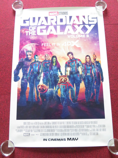 GUARDIANS OF THE GALAXY VOLUME 3 - C US ONE SHEET ROLLED POSTER B. COOPER 2023 Rendezvous Cinema Movie posters