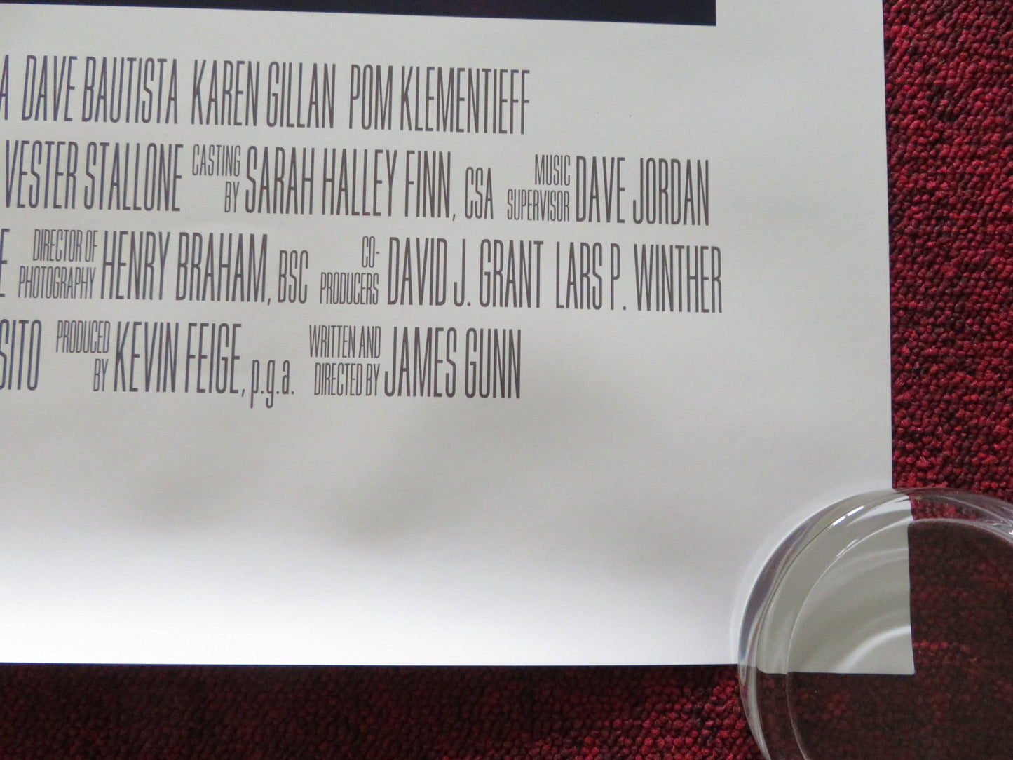 GUARDIANS OF THE GALAXY VOLUME 3 - C US ONE SHEET ROLLED POSTER B. COOPER 2023 Rendezvous Cinema Movie posters