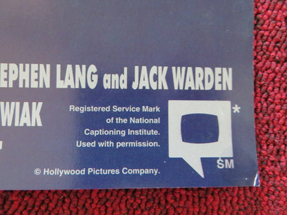 GUILTY AS SIN VHS VIDEO POSTER REBECCA DE MORNAY DON JOHNSON 1993 Rendezvous Cinema Movie posters