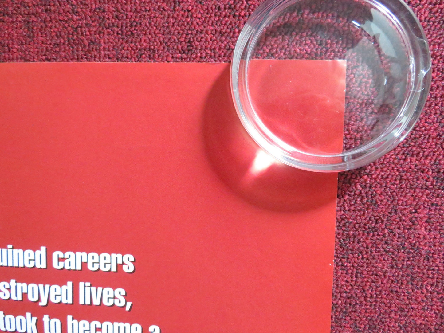 GUILTY BY SUSPICION UK QUAD ROLLED POSTER ROBERT DE NIRO 1991 Rendezvous Cinema Movie posters