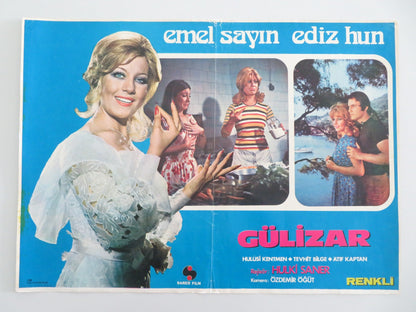 GULIZAR - A ITALIAN FOTOBUSTA POSTER EMEL SAYIN EDIZ HUN 1972 Movie posters
