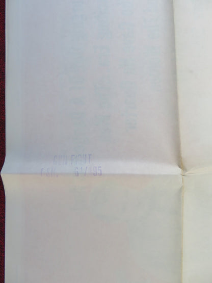 GUN FIGHT FOLDED US ONE SHEET POSTER JAMES BROWN JOAN STALEY 1961 Rendezvous Cinema Movie posters