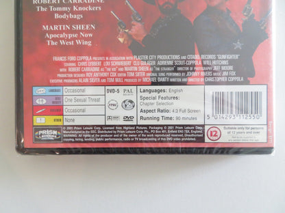 GUNFIGHTER (DVD) MARTIN SHEEN ROBERT CARRADINE 1999 REGION 2 Rendezvous Cinema Movie posters