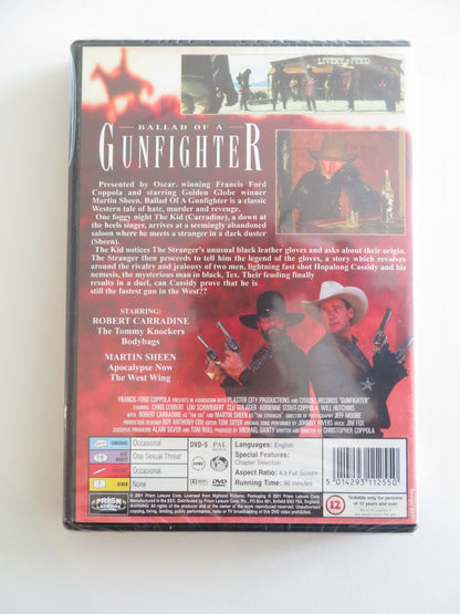 GUNFIGHTER (DVD) MARTIN SHEEN ROBERT CARRADINE 1999 REGION 2 Rendezvous Cinema Movie posters