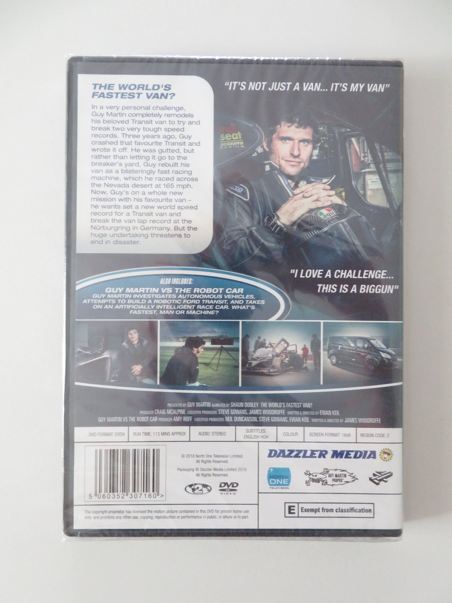 Guy Martin: The World's Fastest Van? (DVD) 2018 Region 2 Movie posters