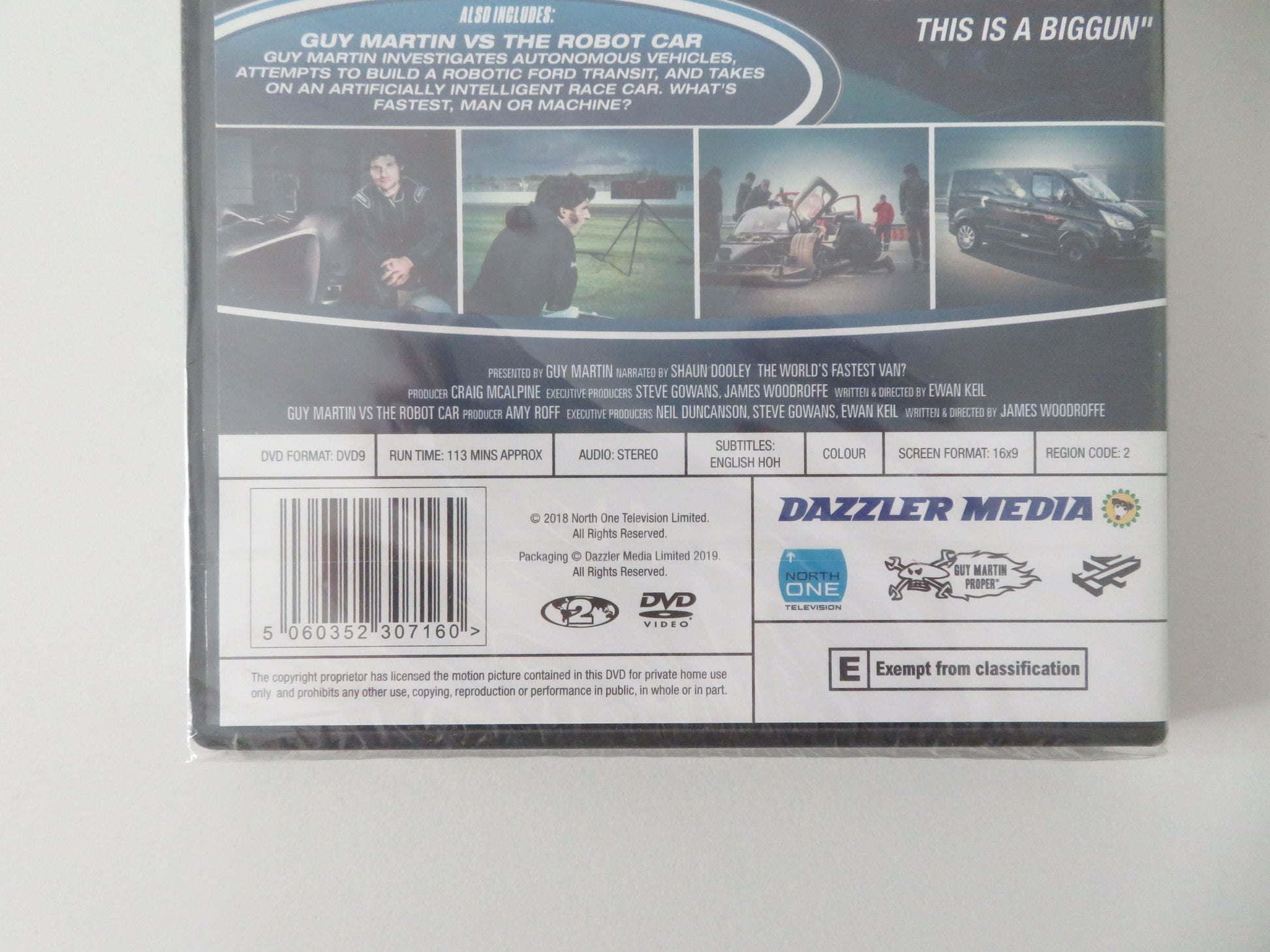 Guy Martin: The World's Fastest Van? (DVD) 2018 Region 2 Movie posters