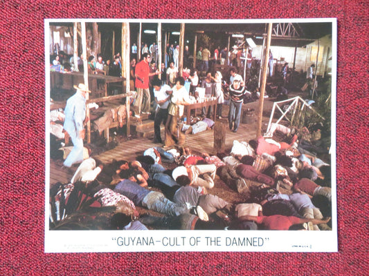 GUYANA: CULT OF THE DAMNED LOBBY CARD STUART WHITMAN GENE BARRY 1979 Rendezvous Cinema Movie posters
