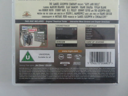 GUYS AND DOLLS - B (DVD) MARLON BRANDO FRANK SINATRA 1955 REGION 2 Movie posters