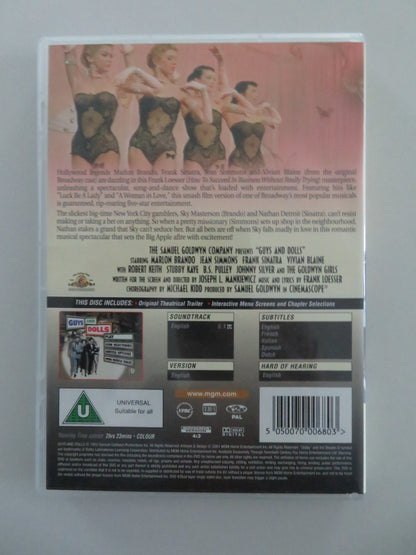 GUYS AND DOLLS - B (DVD) MARLON BRANDO FRANK SINATRA 1955 REGION 2 Movie posters