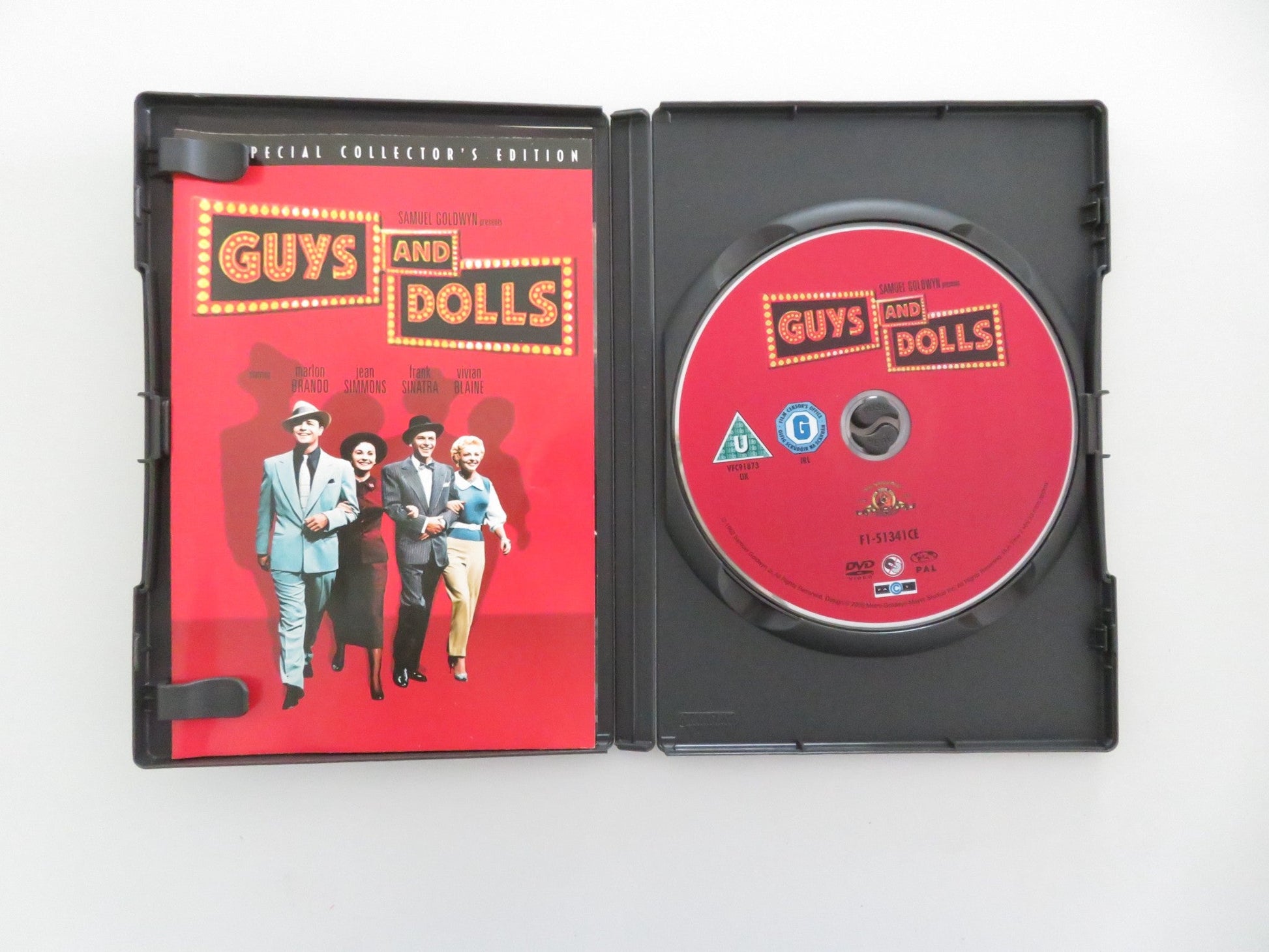 GUYS AND DOLLS - SPECIAL COLLECTOR'S EDITION (DVD) BRANDO SINATRA 1955 REGION 2 Movie posters