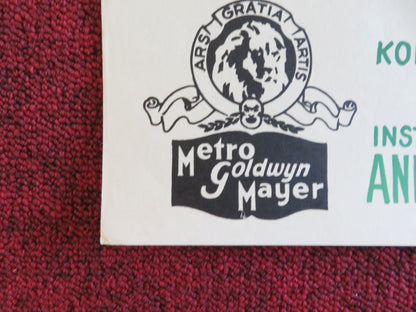 GYPSY COLT DANISH POSTER ROLLED DONNA CORCORAN WARD BOND 1954 Rendezvous Cinema Movie posters