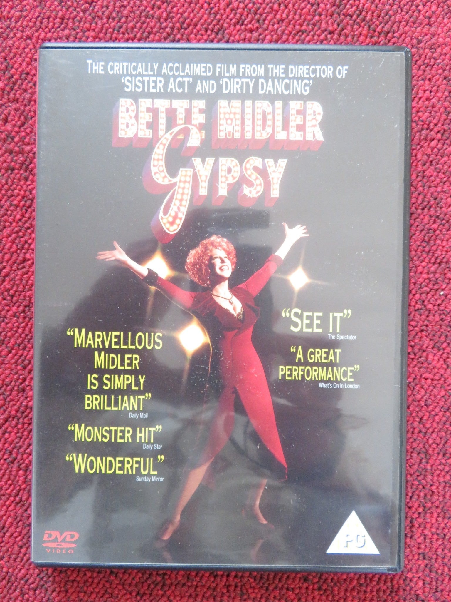 GYPSY (DVD) BETTE MIDLER CYNTHIA GIBB 1993 REGION 2 Rendezvous Cinema Movie posters