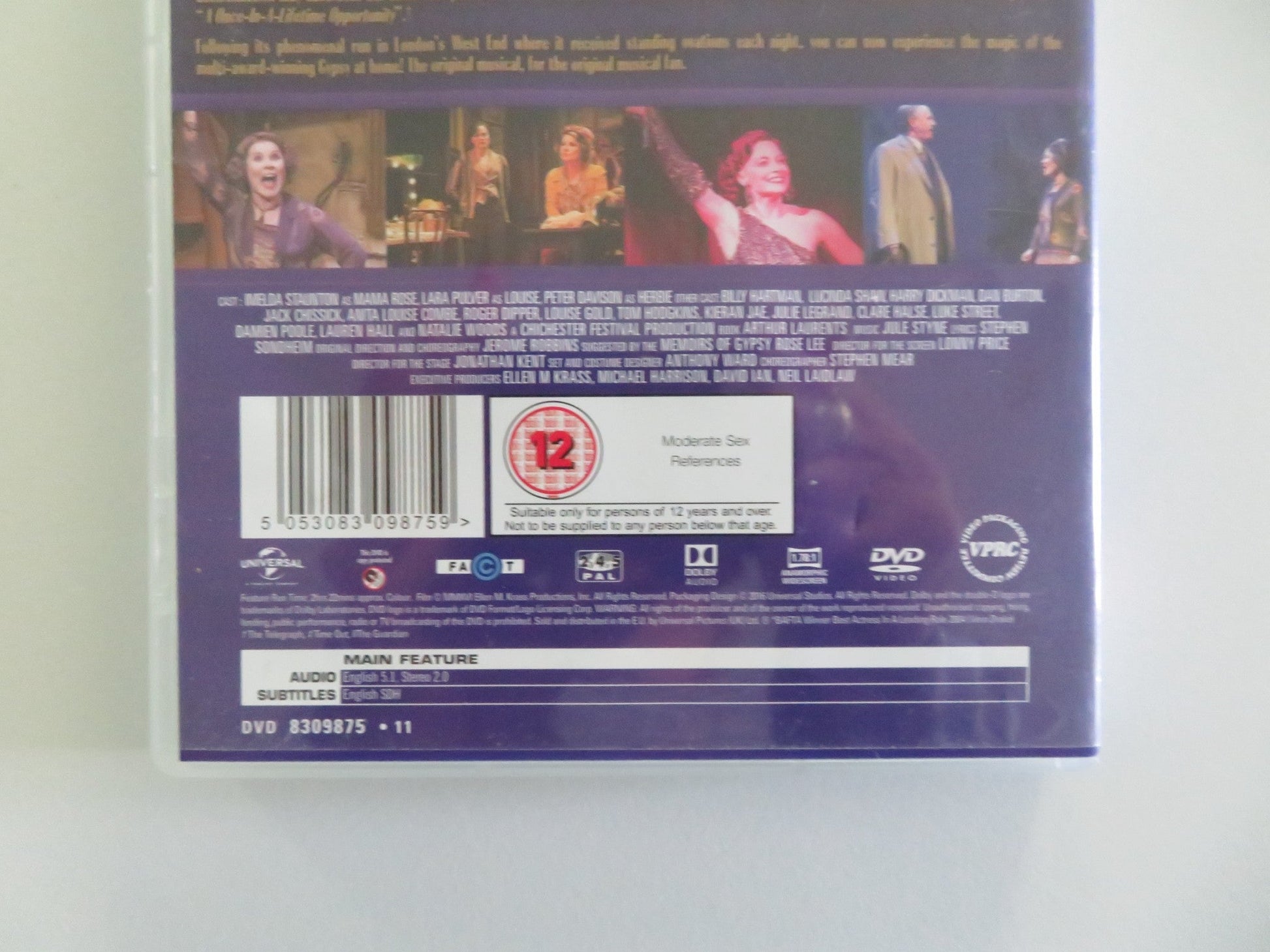GYPSY THE MUSICAL (DVD) IMELDA STAUNTON LARA WOLLINGTON 2015 REGION 2, 4, 5 Movie posters