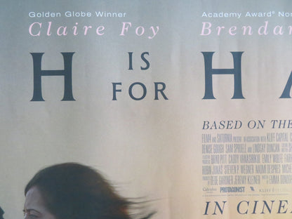 H Is For Hawk UK Quad Rolled Poster Claire Foy Brendan Gleeson 2025 Movie posters