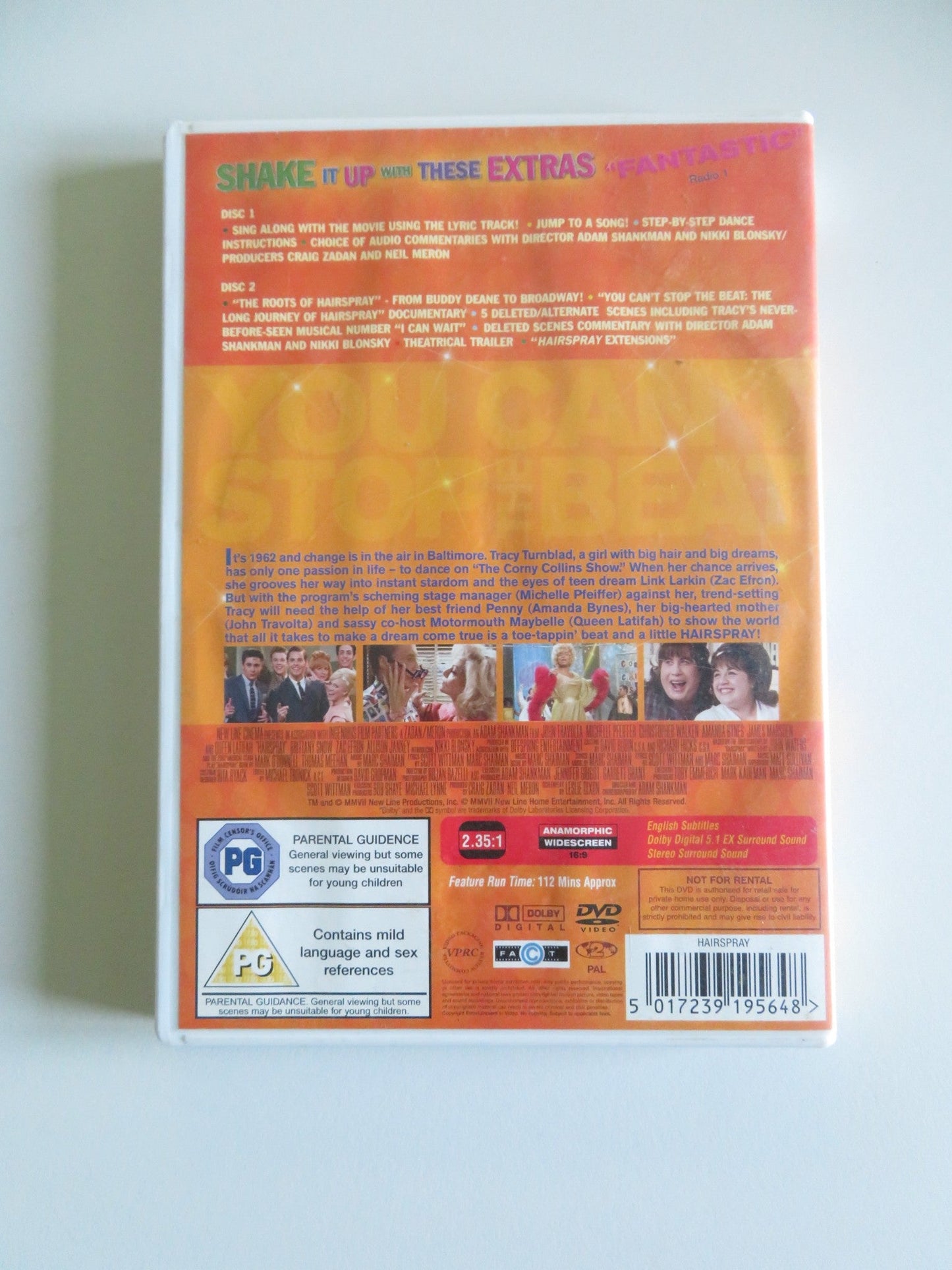 HAIRSPRAY - C (DVD) JOHN TRAVOLTA MICHELLE PFEIFFER 2007 REGION 2 - Rendezvous Cinema