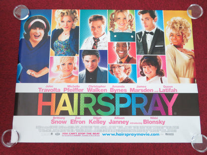 Hairspray UK Quad Rolled Poster John Travolta Michelle Pfeiffer 2007 Movie posters