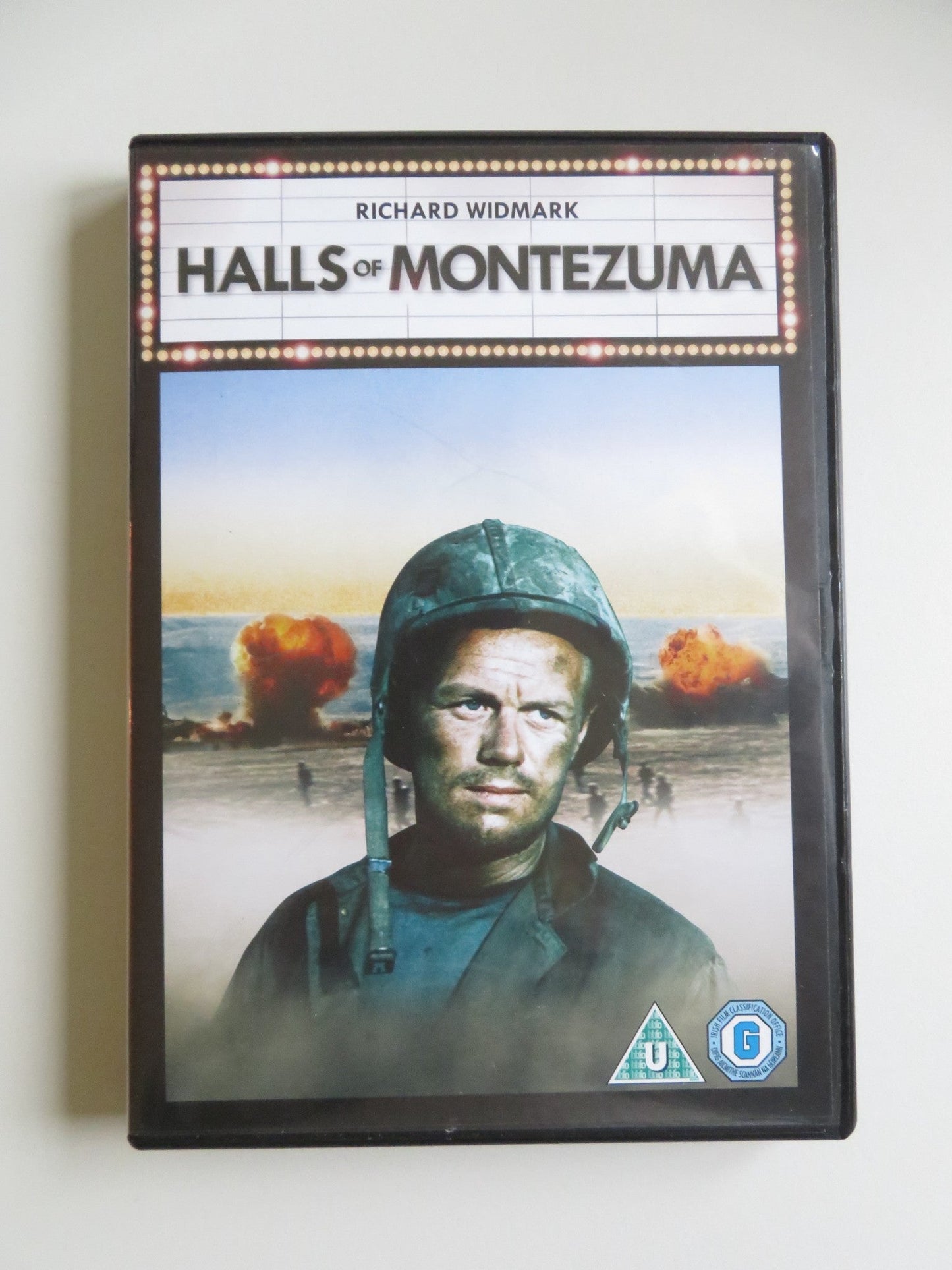 HALLS OF MONTEZUMA (DVD) RICHARD WIDMARK JACK PALANCE 1951 REGION 2 Movie posters