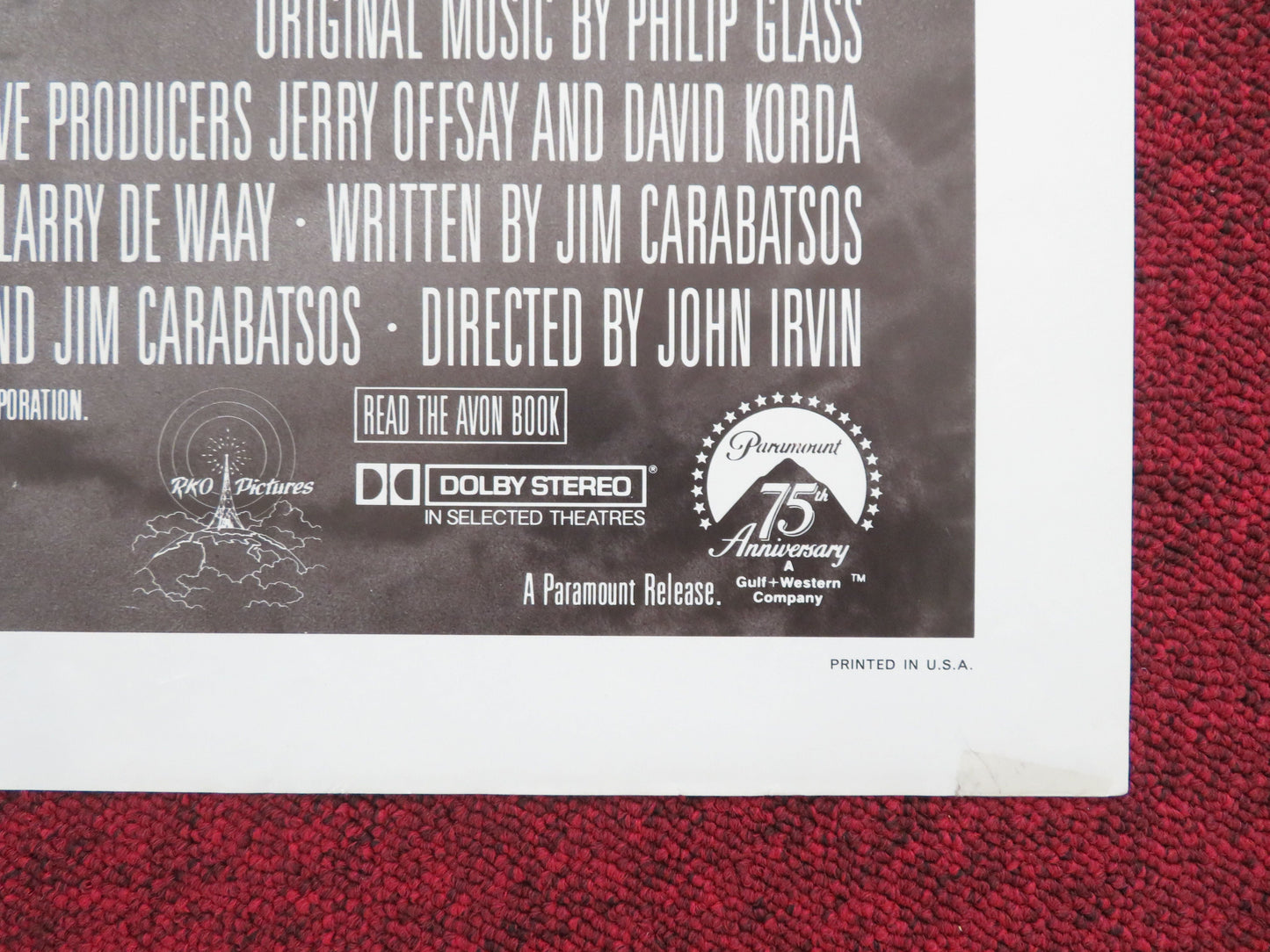 Hamburger Hill Folded US One Sheet Poster Don Cheadle Michael Boatman 1987 Movie posters