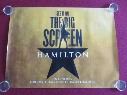 HAMILTON UK QUAD ROLLED POSTER DAVEED DIGGS RENEE ELISE GOLDSBERRY 2020 Movie posters