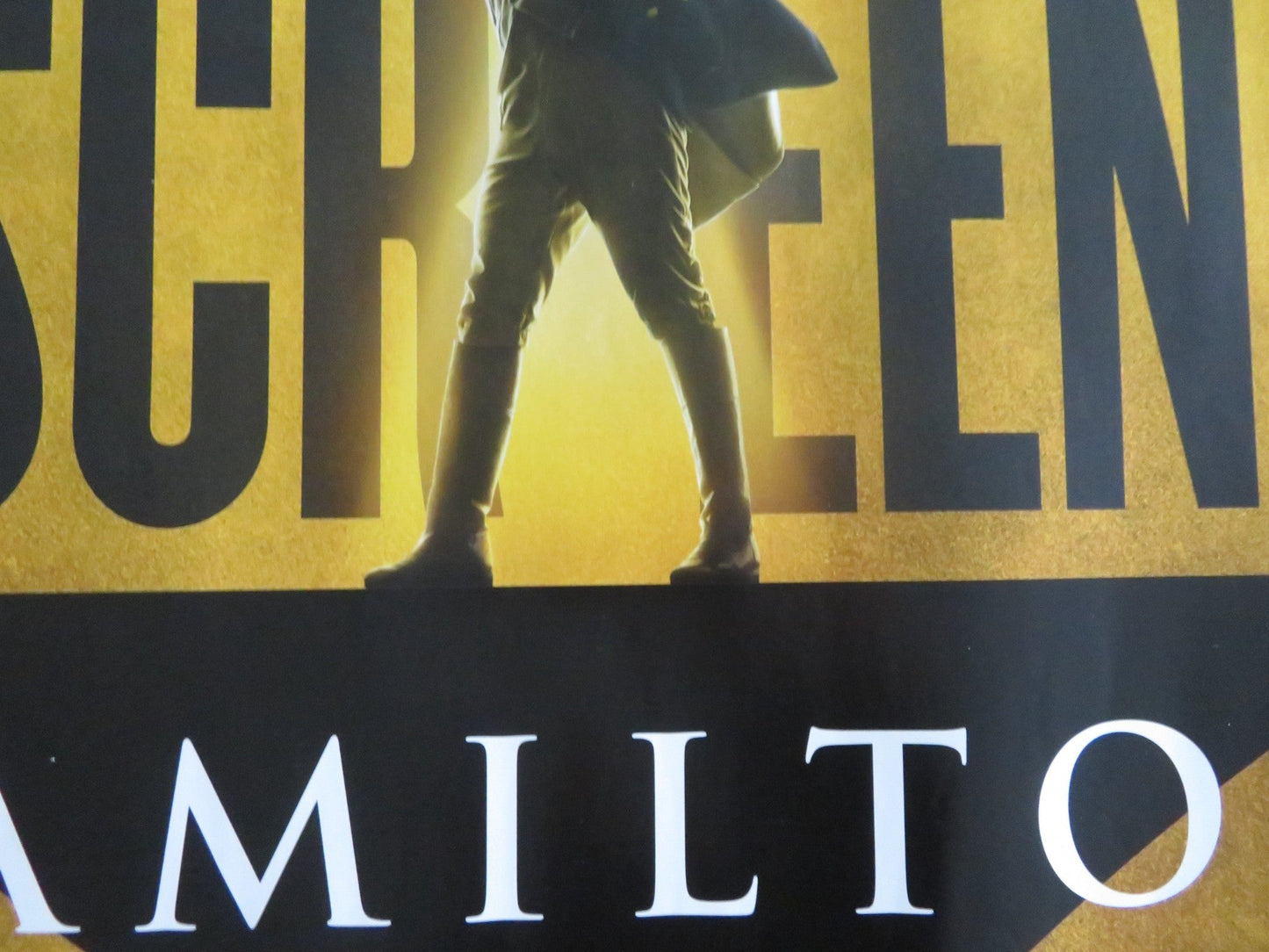 HAMILTON UK QUAD ROLLED POSTER DAVEED DIGGS RENEE ELISE GOLDSBERRY 2020 Movie posters