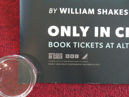 HAMLET LIVE FROM THE BRISTOL OLD VIC UK QUAD ROLLED POSTER BILLY HOWLE 2023 - Rendezvous Cinema