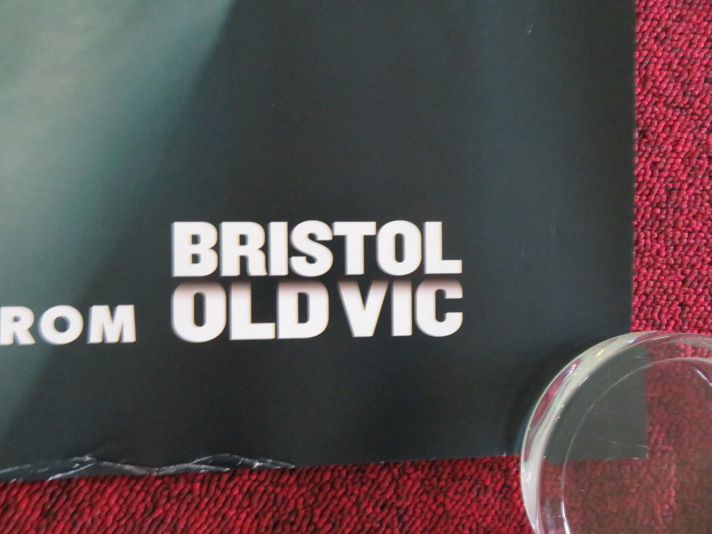 HAMLET LIVE FROM THE BRISTOL OLD VIC UK QUAD ROLLED POSTER BILLY HOWLE 2023 - Rendezvous Cinema
