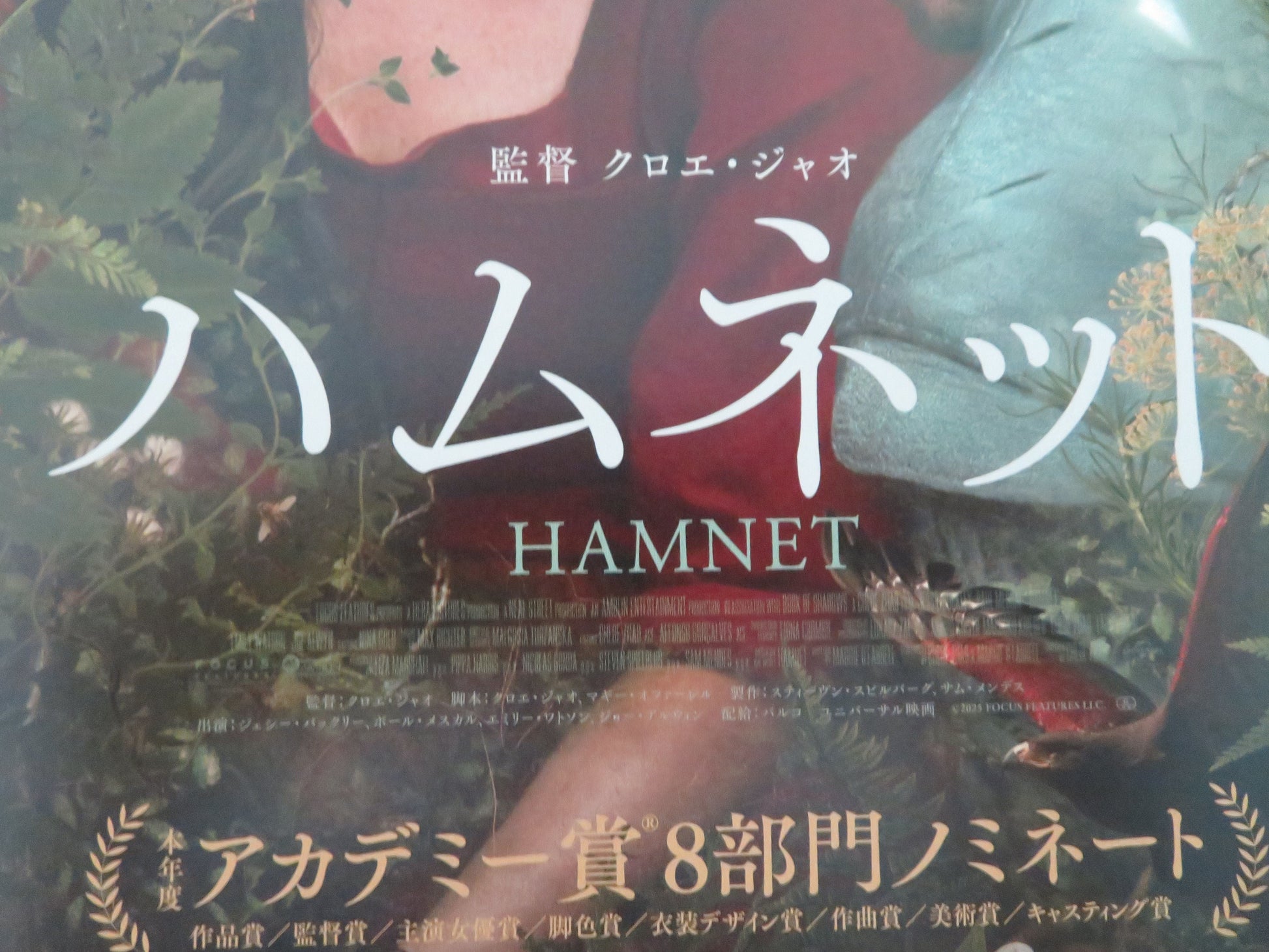 Hamnet Japanese Chirashi (B5) Poster Jessie Buckley Paul Mescal 2025 Movie posters
