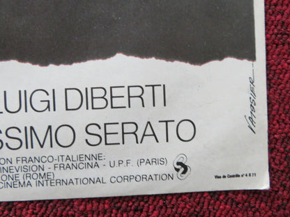 HANDSOME FACE FRENCH POSTER BERNARD PAUL LUIGI DIBERTI 1972 Rendezvous Cinema Movie posters