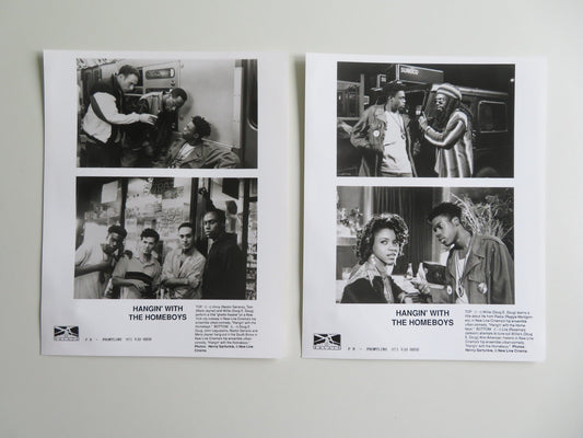 HANGIN' WITH THE HOMEBOYS MOVIE STILL PHOTO LOT OF 2 DOUG E. DOUG LEGUIZAMO 1991 Movie posters