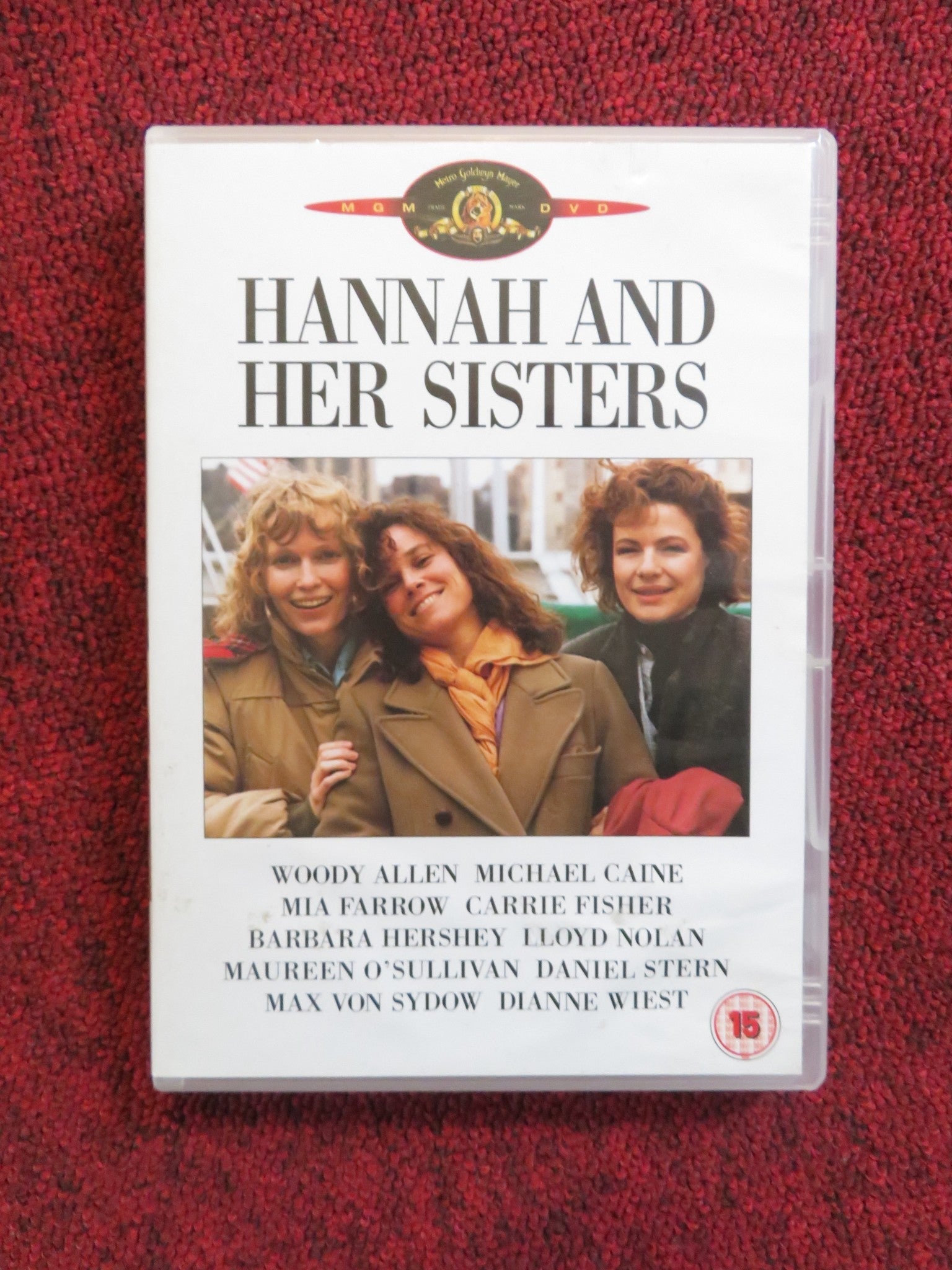 HANNAH AND HER SISTERS (DVD) CARRIE FISHER MICHAEL CAINE 1986 REGION 2 Rendezvous Cinema Movie posters
