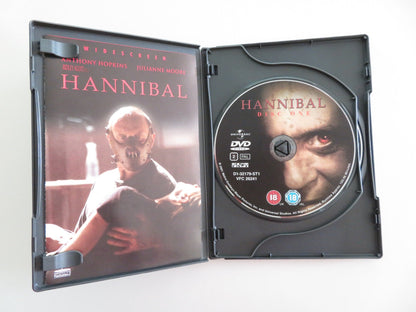 HANNIBAL - DELECTABLE 2 DISC DVD (DVD) ANTHONY HOPKINS MOORE 2001 REGION 2 Movie posters