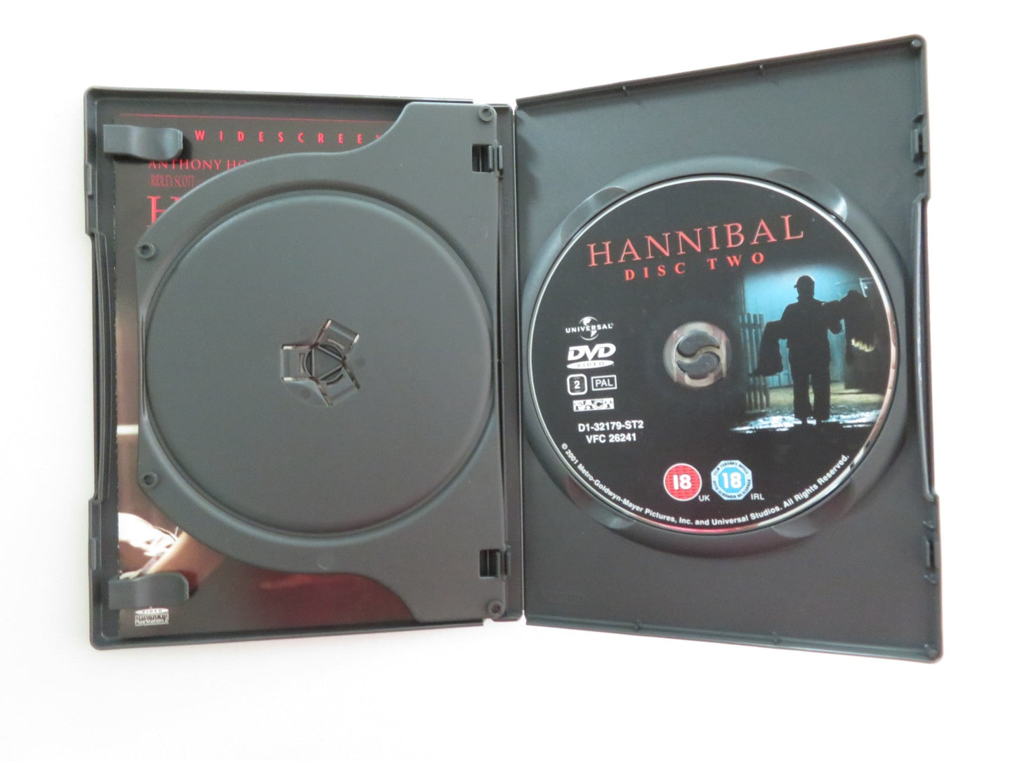 HANNIBAL - DELECTABLE 2 DISC DVD (DVD) ANTHONY HOPKINS MOORE 2001 REGION 2 Movie posters