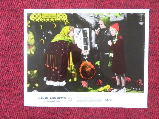 HANSEL AND GRETEL - B LOBBY CARD JURGEN MICKSCH MAREN BIELENBERG 1965 Rendezvous Cinema Movie posters
