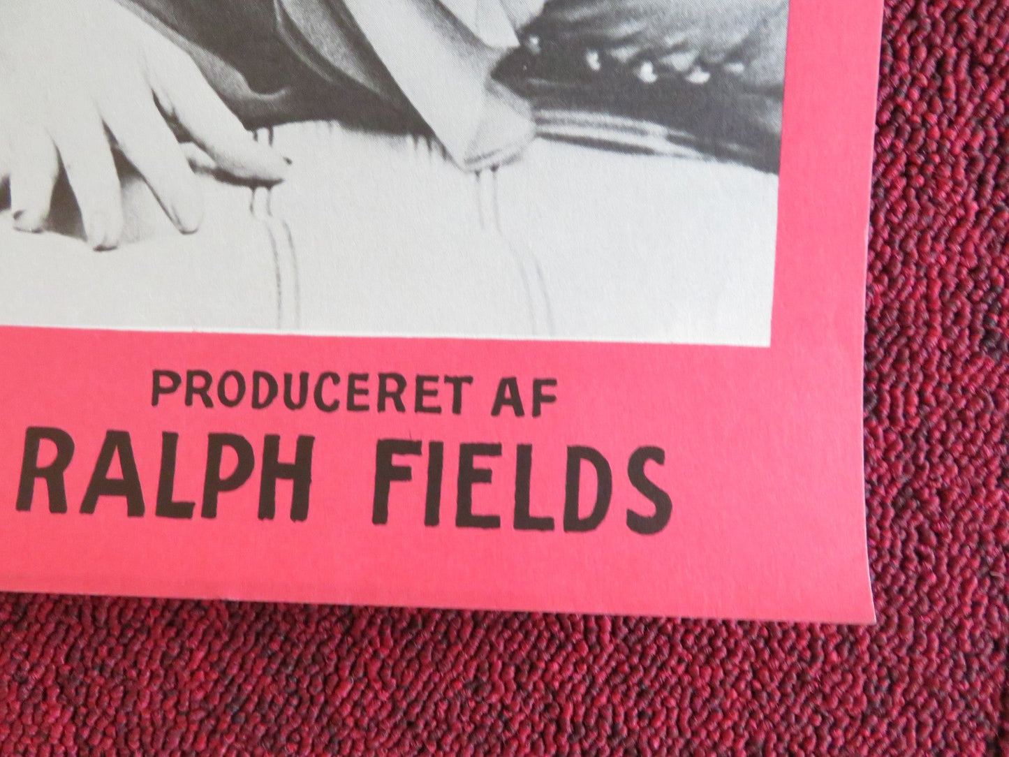 HAPPY ANNIVERSARY DANISH POSTER ROLLED DAVID NIVEN MITZI GAYNOR 1960 Rendezvous Cinema Movie posters