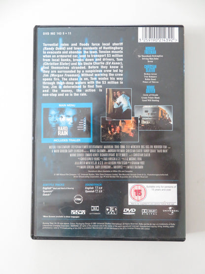 Hard Rain (DVD) Morgan Freeman Christian Slater Randy Quaid 1998 Region 2, 4 Movie posters