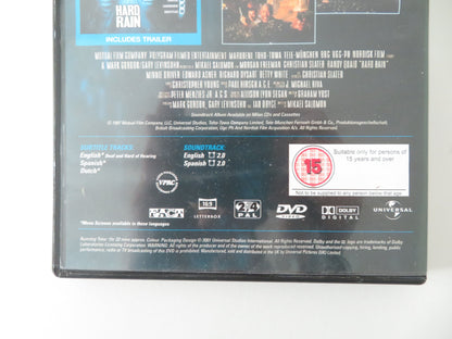 Hard Rain (DVD) Morgan Freeman Christian Slater Randy Quaid 1998 Region 2, 4 Movie posters