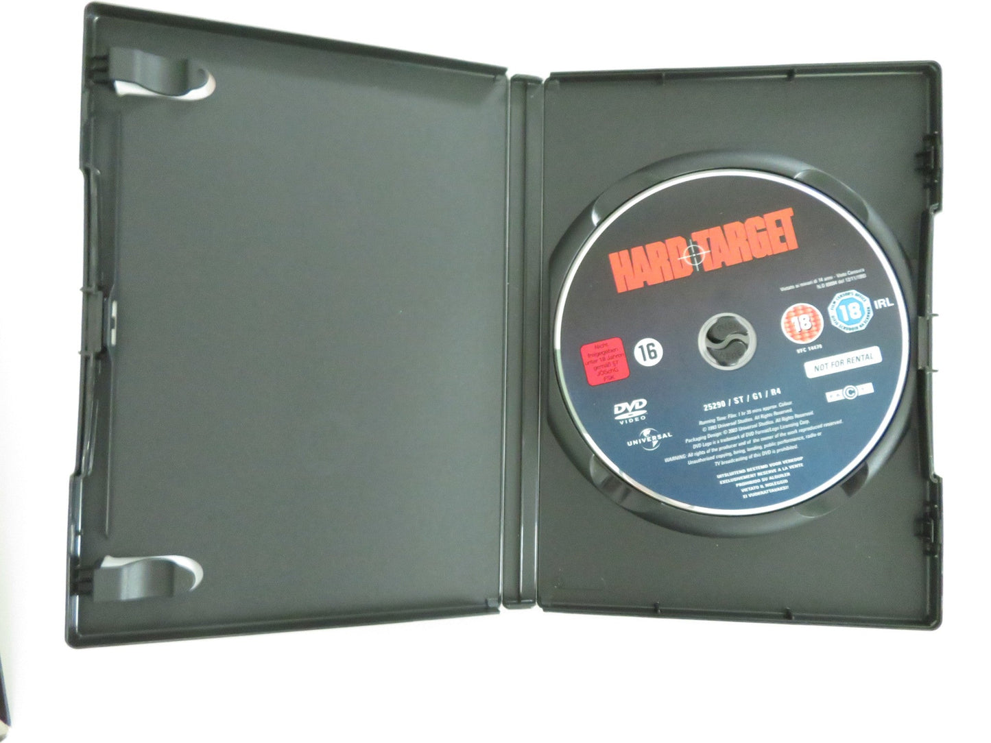 Hard Target and Hard Target 2 (DVD BoxSet) Jean - Claude Van Damme 1993 Region 2,4 Movie posters