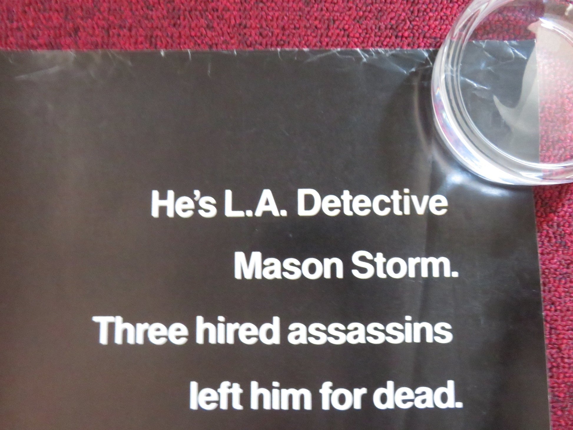 HARD TO KILL UK QUAD ROLLED POSTER STEVEN SEAGAL KELLY LEBROCK 1990 Rendezvous Cinema Movie posters