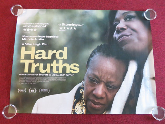 HARD TRUTHS UK QUAD ROLLED POSTER MARIANNE JEAN - BAPTISTE MICHELE AUSTIN 2024 Movie posters