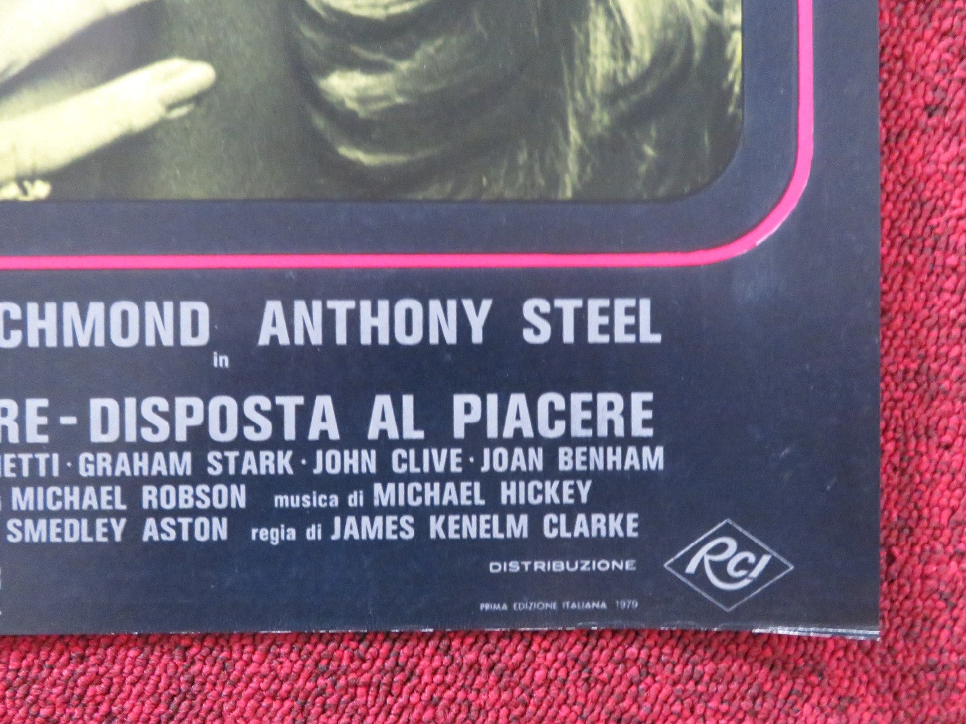 HARDCORE DISPOSTA AL PIACERE / FIONA - A ITALIAN FOTOBUSTA POSTER RICHMOND 1977 Rendezvous Cinema Movie posters