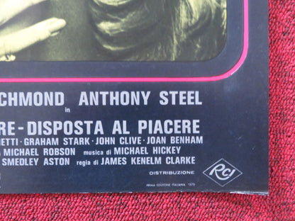 HARDCORE DISPOSTA AL PIACERE / FIONA - A ITALIAN FOTOBUSTA POSTER RICHMOND 1977 Rendezvous Cinema Movie posters