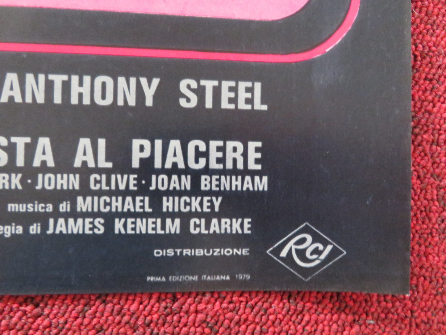 HARDCORE DISPOSTA AL PIACERE / FIONA - C ITALIAN FOTOBUSTA POSTER RICHMOND 1977 Rendezvous Cinema Movie posters