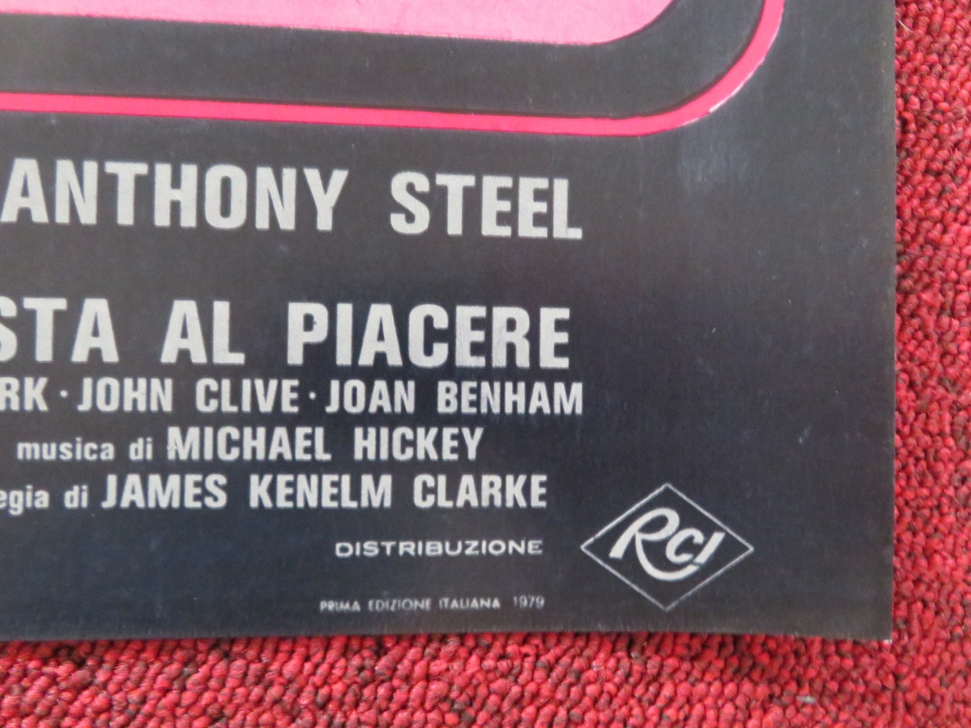 HARDCORE DISPOSTA AL PIACERE / FIONA - C ITALIAN FOTOBUSTA POSTER RICHMOND 1977 Rendezvous Cinema Movie posters