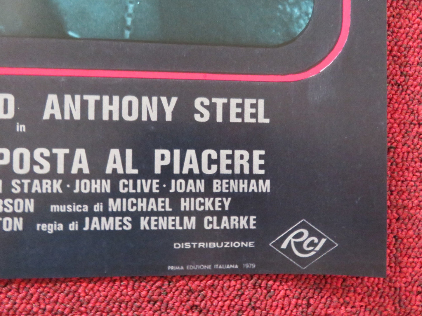 HARDCORE DISPOSTA AL PIACERE / FIONA - E ITALIAN FOTOBUSTA POSTER RICHMOND 1977 Rendezvous Cinema Movie posters